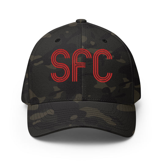 SFC Black Camo Flexfit Cap