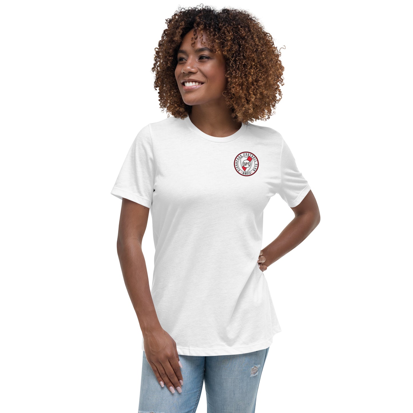 Women's SFC Badge White Tee